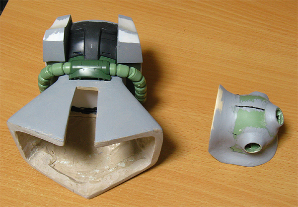 スタイロフォーム ザク（週末でつくるガンプラ凄技テクニック 